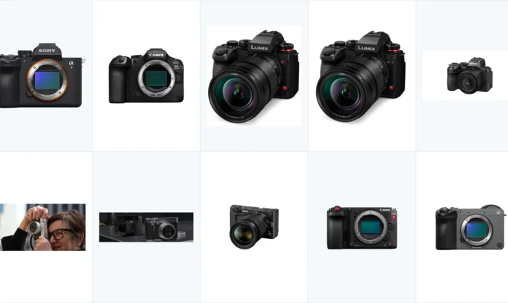 Ten recent cameras compared for photography, sports and cinematic video